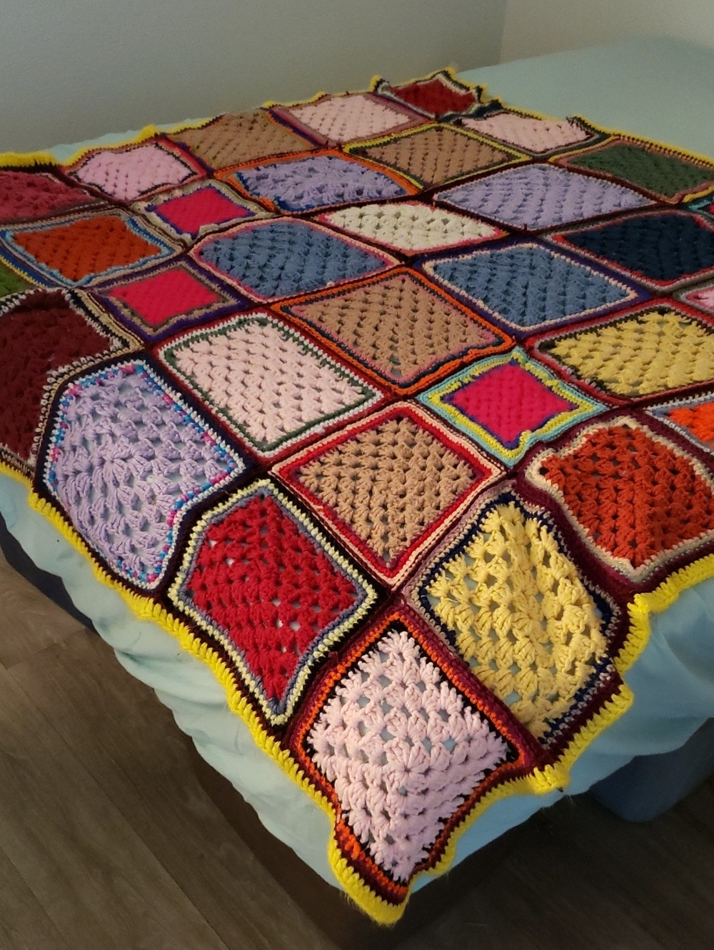 Hand Made Muti Color Blanket